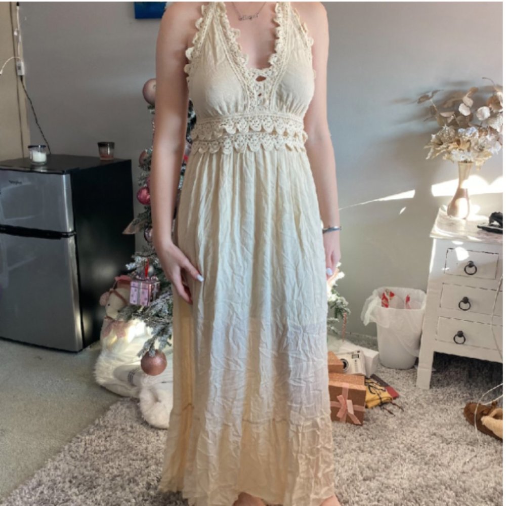 Champagne Maxi Dress